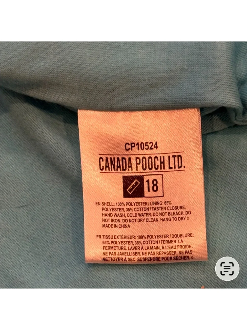 Canada Pooch Torrential Tracker Dog Rain Jacket,